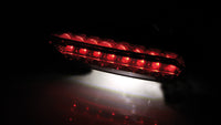 smart BOSTON LED Rücklicht, schwarze Basisplatte, getöntes Glas