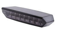 smart BOSTON LED Rücklicht, schwarze Basisplatte, getöntes Glas
