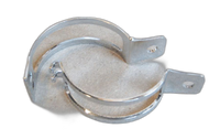 smart Blinkerschelle, zweiteilig, verchromt, Rohrbefestigung 39-42mm