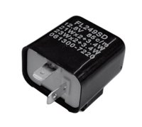smart Flasher Relay 2-Pin 12V 21W black