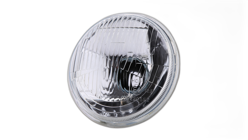 smart H4 Einsatz 5 3/4 Zoll mit Standlicht, geprägtes Glas