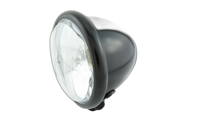 Smart 4 1/2 Inch Bates Style Headlight, Matte Black