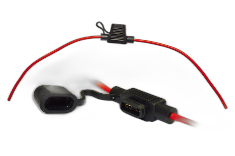 smart Halter für Mini-Stecksicherungen, Spritzwasser geschütztes Gummigehäuse