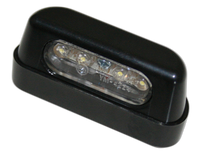 smart LED Kennzeichenbeleuchtung, ABS schwarz