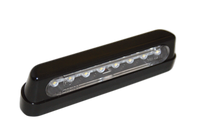 smart LED Kennzeichenbeleuchtung, ABS schwarz, lang