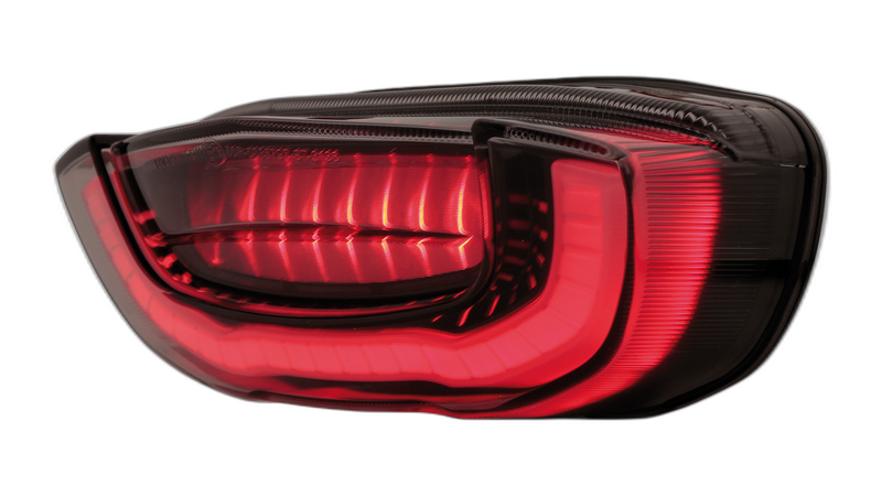 smart LED Rücklicht HONDA CB 650 Bj. 18-, Reflektor schwarz, getönt