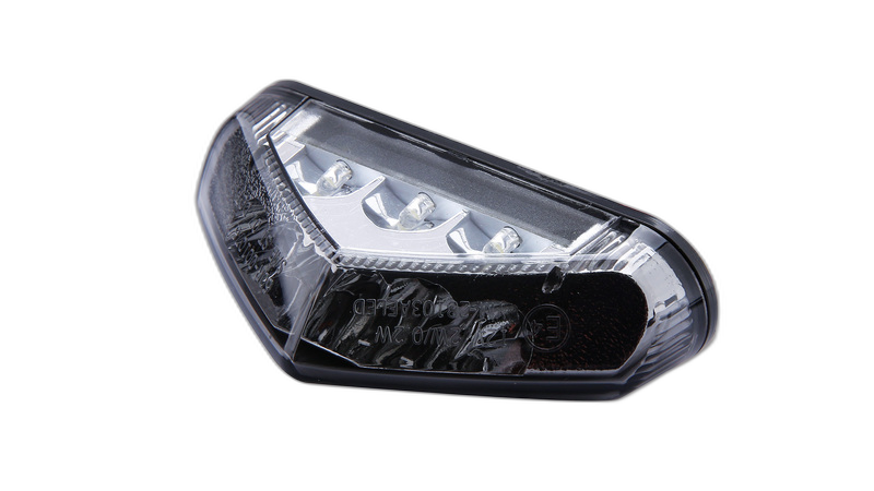 smart LED Rücklicht, getöntes Glas