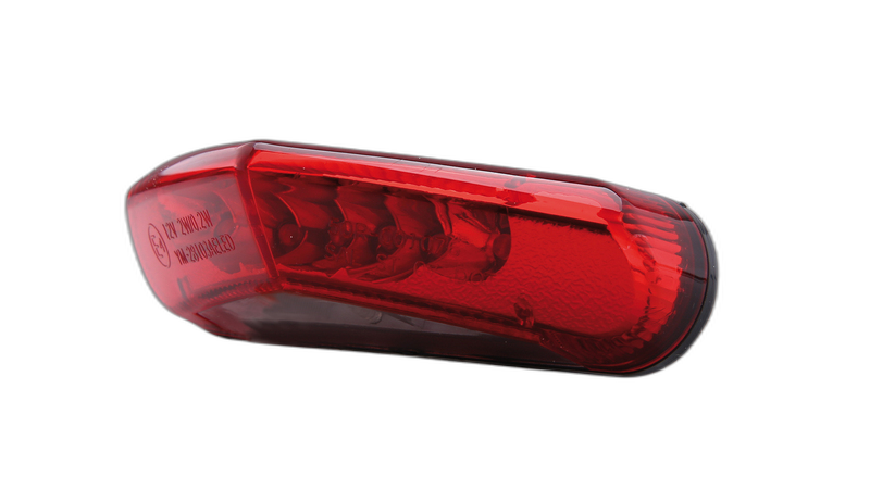 smart LED Rücklicht, rotes Glas