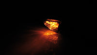 smart LED-Blinker LIZZARD, schwarz, getöntes Glas