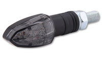 smart LED-Blinker LIZZARD, schwarz, getöntes Glas