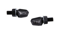 smart LED turn signal TINY, black, tinted glass