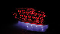 smart LED rear light MONSTER, red lens, E-approved