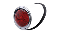 smart LED tail light OLD SCHOOL TYPE 1, chrome, red lens, E-marked