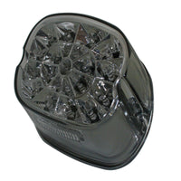 smart LED taillight, tinted glass and chrome reflector, for many HD models 1973-1998