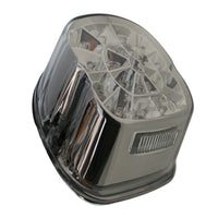 smart LED taillight, tinted glass and chrome reflector, for many HD models 1973-1998