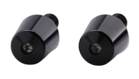 smart handlebar weights for various YAMAHA OEM-style, aluminum, black