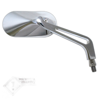 smart Lenkerspiegel, oval, chrom
