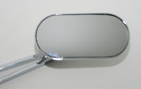 smart Lenkerspiegel, oval, chrom
