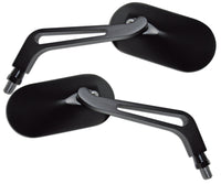 smart Lenkerspiegel, oval, schwarz