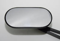 smart Lenkerspiegel, oval, schwarz