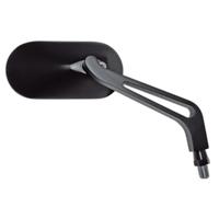 smart Lenkerspiegel, oval, schwarz