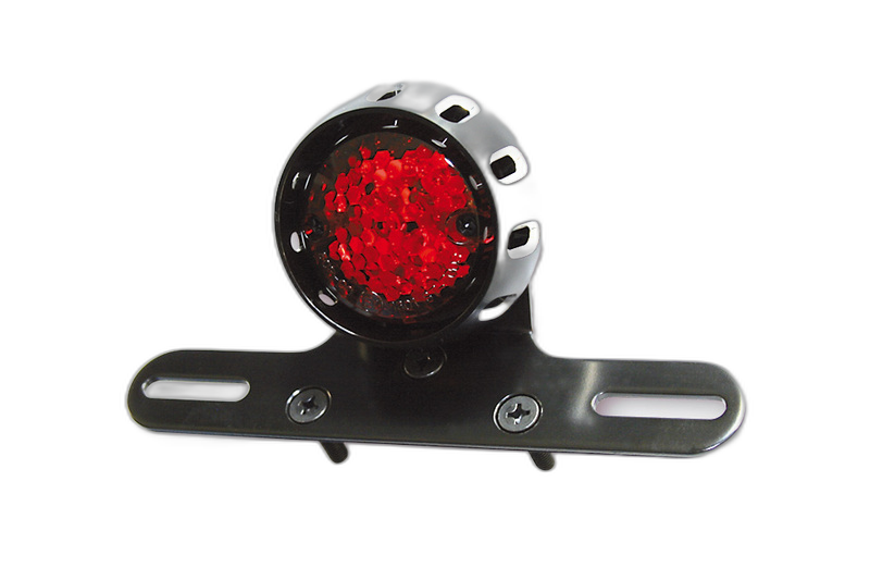 smart MILES LED Taillight, black housing, red lens