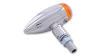 smart Micro-Bullet Glühlampen Blinker Gehäuse Chrom / Linse Orange, Vorn & Hinten