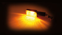 smart Mini-Blinker, schwarz, Glas gelb