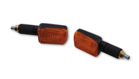 smart Mini-Blinker, schwarz, Glas gelb