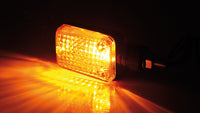 smart mini-indicators, black, yellow glass