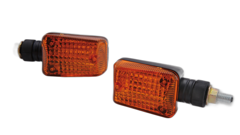 smart mini-indicators, black, yellow glass