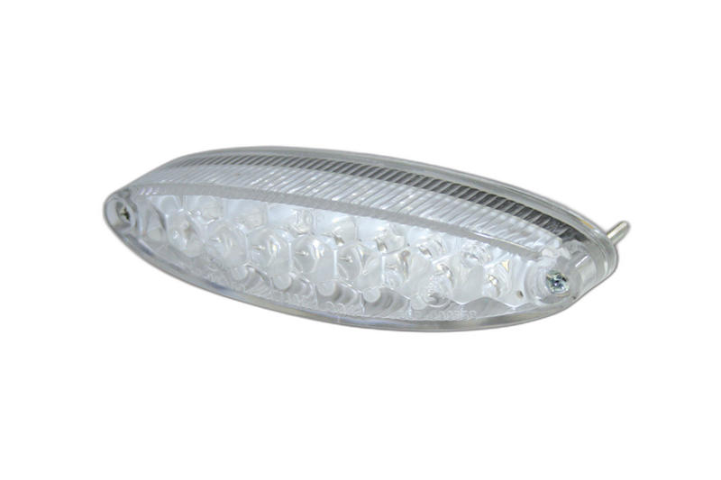 smart NUMBER1 LED Mini Taillight, with License Plate Light, clear lens.