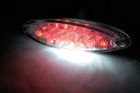 smart NUMBER1 LED Mini Taillight, with License Plate Light, clear lens.