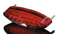 smart NUMBER1 LED Mini Taillight, with License Plate Light, Red Lens