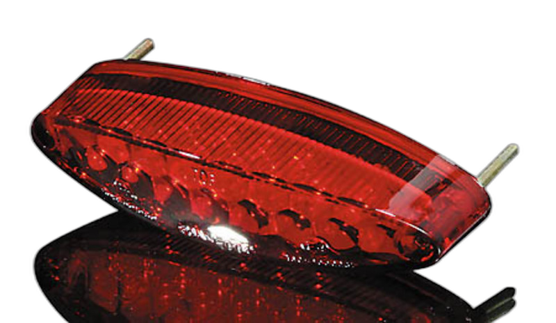 smart NUMBER1 LED Mini Rücklicht, mit Kennzeichenbeleuchtung, rotes Glas
