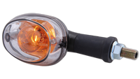 smart Oval Glühlampen Blinker Gehäuse Schwarz / Linse Klar, Vorn & Hinten