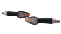 smart Peak LED Blinker Gehäuse Schwarz / Linse Klar, Vorn & Hinten