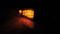 smart Peak LED Blinker Gehäuse Schwarz / Linse Klar, Vorn & Hinten