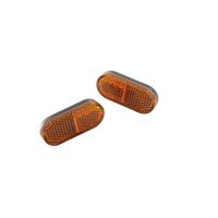 smart Rückstrahler, gelb, mit selbstklebender Folie