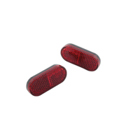 smart reflector, red, with self-adhesive film