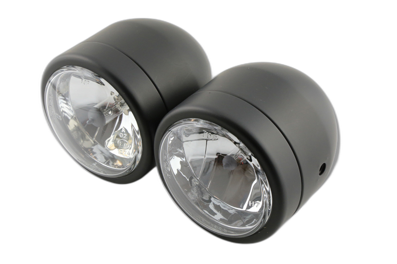smart Scheinwerfer-Set, schwarz, Fern + Abblendlicht