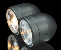smart Scheinwerfer-Set, schwarz, Fern + Abblendlicht