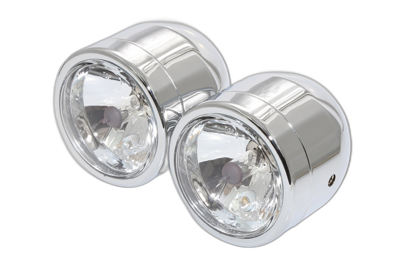 smart Set mit 2 Chromscheinwerfern, Fern- + Abblendlicht E-gepr.