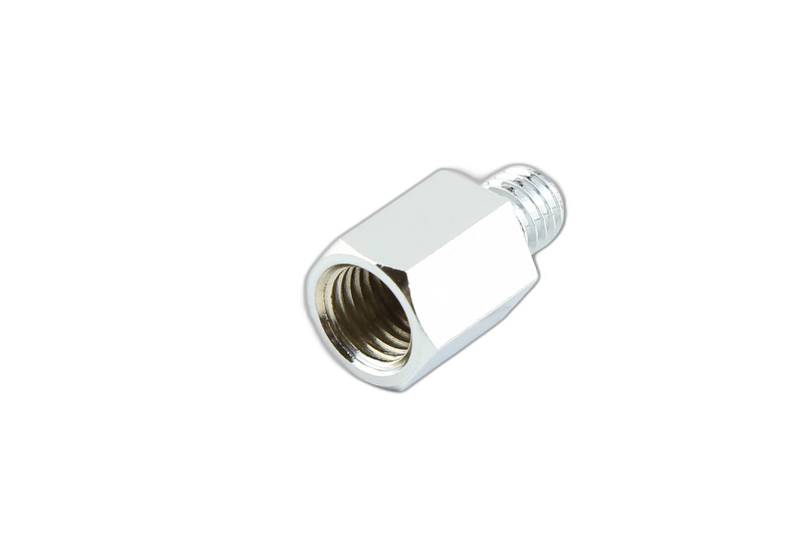 smart Spiegeladapter Loch M10 re. auf Bolzen M8 re. verchromt