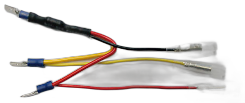 smart Widerstand mit Adapterkabel für LED-Rücklichter, 6,3 mm Flachstecker