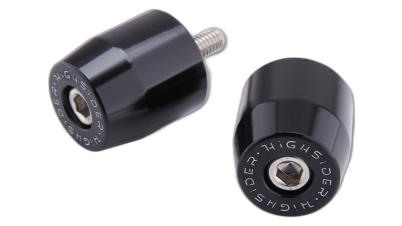 HIGHSIDER pro Handlebar Ends Black M6 Suzuki (Pair)