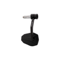 HIGHSIDER pro Victory-X RIM Handlebar End Mirror with LED Indicator, Matt Black (1pc.)