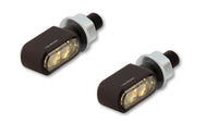 pro Little Bronx LED Blinker/Positionslicht Schwarz/Getönt 2in1, CNC, E-Geprüft