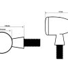 HIGHSIDER Flight LED Lenkerendenblinker – Bild 10
