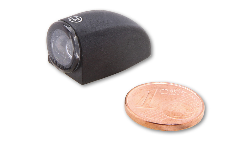 HIGHSIDER Pro Proton Three LED Blinker Gehäuse Schwarz / Linse Rauchgrau (Paar), Vorn & Hinten – Bild 3